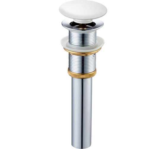 Выпуск для раковины 1/4", клик-клак, белый Teymi ЦБ-00259922