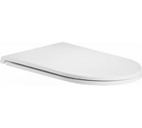 Сиденье для подвесного унитаза Teymi Lina, Solli быстросъемное, дюропласт, микролифт ЦБ-00259938