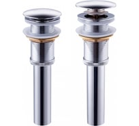 Выпуск для раковины Teymi 1/4, клик-клак, хром ЦБ-00259921