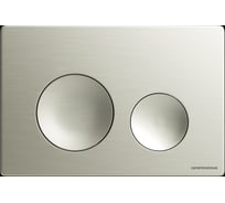Кнопка смыва Ceramicanova Balance, клавиши Circle, цвет брашированный никель CN12-001BN