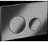 Кнопка смыва Ceramicanova Balance, клавиши Circle, цвет вороненая сталь CN12-001GG 2