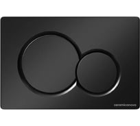 Кнопка смыва Ceramicanova Balance, клавиши Sphere, цвет черный матовый CN12-003MB