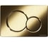 Кнопка смыва Ceramicanova Balance, клавиши Sphere, цвет брашированное золото CN12-003BG 1