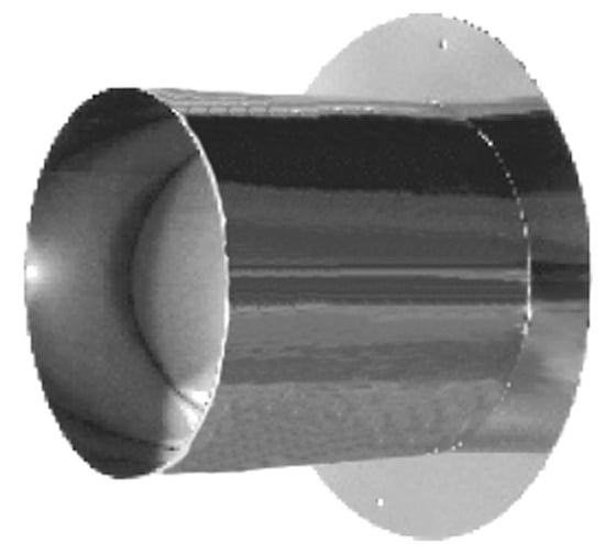 Проход сгораемой стены или перекрытия (130 мм; 0.6 мм) Jeremias DW 130 1