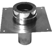 Пластина основания - надставка дымохода (250 мм; 80 мм; 0.6 мм) с воротником Jeremias DW-AL 08