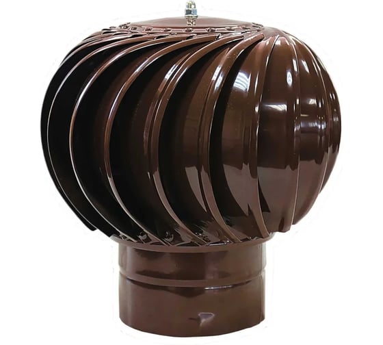 Дефлектор ротационный ROTADO D120, окрашенный коричневый RAL 8017 TSTR-120