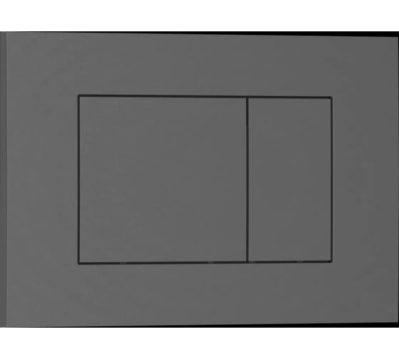 Клавиша смыва IBERICA BLANCA ESTI-S, 246×165 мм, серый матовый, ABS пластик IB.B085.008.000 1