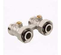 Узел для нижнего подключения радиатора без адаптеров Valtec, 3/4 евроконус VT.345.NE.05