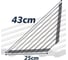 Ролл-мат угловой UKINOX, 430×250×250 мм, серый LA1002 GR 3