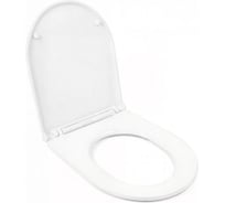 Сиденье для унитаза WAVE RING дюропласт, микролифт, белый глянец 557911