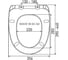 Сиденье для унитаза универсальное WAVE SANTEK, CERSANIT W-SC-5d/010 557374 5