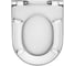 Сиденье для унитаза WAVE W-JCR-5dml дюро/лифт/съем БЕЛЫЙ глянец Pro,Form,S50,Zentrum,Logic19 557382 2