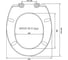Сиденье для унитаза универсальное WAVE SANTEK (Бореаль,Сенатор) W-S-2pp/08 557386 6