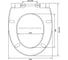 Сиденье для унитаза WAVE CERSANIT, VITRA, JACOB DELAFON W-CJDV-9dml 557390 6