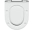 Сиденье для унитаза WAVE W-GA-5dml дюропласт slim, микролифт, БЕЛЫЙ глянец Nordic, Cetus, L3W, L1W 05 557387 2