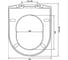 Сиденье для унитаза WAVE W-JCR-5d дюропласт БЕЛЫЙ глянец Бореаль, Алькор, Хит, Мерида, Eco 20 557383 4