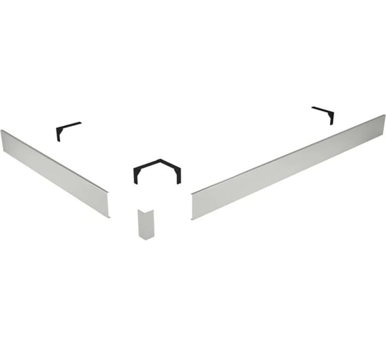 Экран для поддона прямоугольный RGW N/ST-21, 80×120 см, белый 50231582-01 1