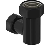 Уголок переходной Сунержа G 1 НГ х G 3/4 НГ Чёрный 172001-1034