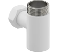 Уголок со спускным клапаном Сунержа н/ж G 1 нар.р/ G 3/4 н. г. Матовый белый 30-1511-0134