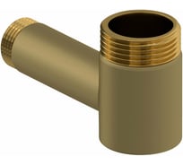Уголок переходной Сунержа н/ж G 1 нар.р/ G 1/2 нар.р, L-60 мм Матовое золото 032-1506-0112