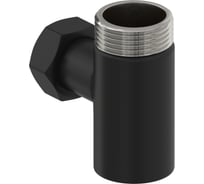 Уголок со спускным клапаном Сунержа н/ж G 1 нар.р/G 3/4 н. г. Матовый чёрный 31-1511-0134