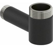 Уголок переходной Сунержа н/ж G 1 нар.р/G 1/2 нар.р, L-60 мм Тёмный титан муар 15-1506-0112