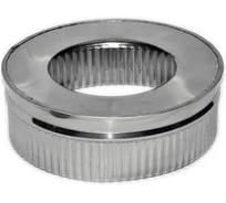 Заглушка с отверстием для дымохода ООО Вентмаркет D140/220 нержавеющая сталь 0.5 мм ZSO140/220komb