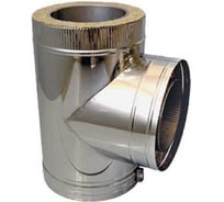 Сэндвич-тройник для дымоходов ООО Вентмаркет D160/240 оцинкованная сталь 0.5 мм TS160/240