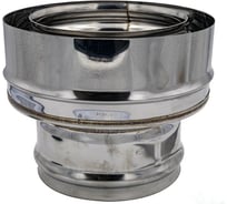 Адаптер котла ООО Вентмаркет D90(+)/100(-) оцинкованная сталь 0,5 мм ad90x100