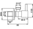 Запорный вентиль Ledeme LH507B-1/2 2
