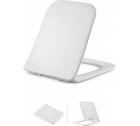 Сиденье для унитаза дюропласт микролифт белый глянец WAVE TITAN 557878