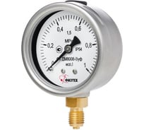 Манометр ПО Физтех, АО ДМ8008-ВУф исполнение 1, 0-60 МПа, кт 1.5, d.63, IP54 M12x1,5 РШ Б/запол 4687205644411