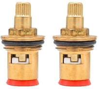 Кран-букса шлицевая ARCO DA VELLA 8 х 20, керамика, под крест, 90 град, низкий шток, имп. смесит 1/2 (НАБОР 2шт) 19460