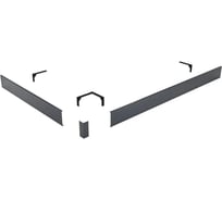 Экран для поддона RGW N/ST-21 80x100 см, прямоугольник, Графит 50231580-02