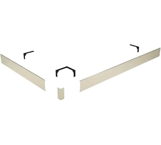 Экран для поддона RGW N/ST-21 80x100 см, прямоугольник, Бежевый 50231580-03