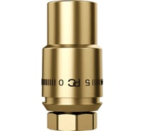 Термостатическая головка Armature CRISTAL М30х1,5 цвет золото Primoclima Armature Primoclima PCHEAD06G