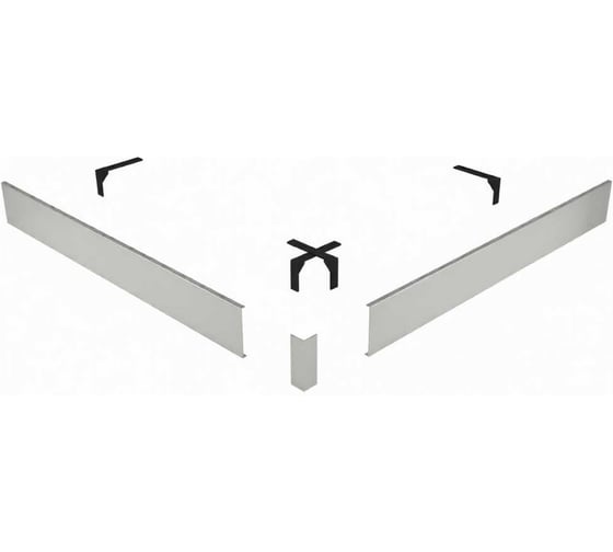 Экран для поддона RGW N/ST-01 80*80 (квадрат) (Белый) 50231588-01