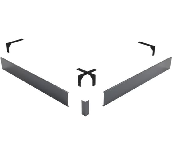 Экран для поддона RGW N/ST-01 90*90 (квадрат) (Графит) 50231599-02