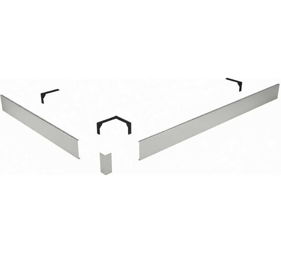 Экран для поддона RGW N/ST-21 100*160 (прямоуг) (Белый) 50231506-01