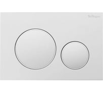 Кнопка смыва BelBagno белый глянец BB-17C-BL