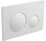 Кнопка смыва BelBagno белый глянец BB-17C-BL 2