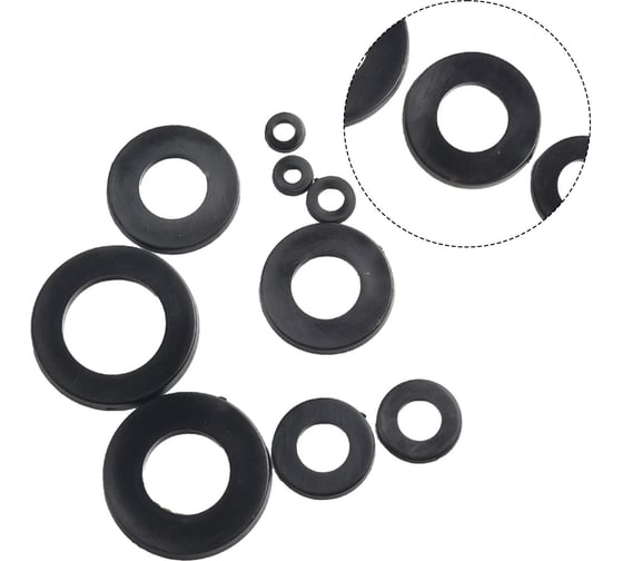 Набор прокладок для кнопочного смесителя ООО ПКФ Сварком (130257) МР/У (уп/3шт.) СанТех s061557 1