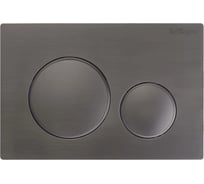 Кнопка смыва BelBagno оружейная сталь BB-17C-GM