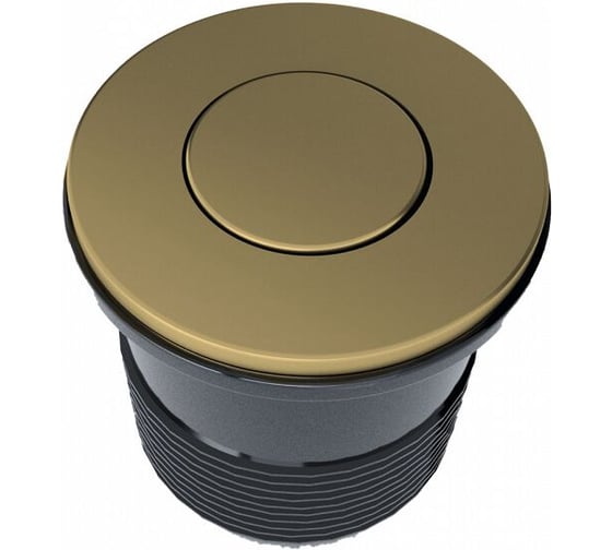 Пневматическая кнопка Paulmark, брашированное золото PM032-BG