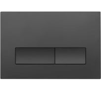 Кнопка смыва для инсталляции механическая Wonzon & Woghand Черный матовый WW-IB224-MB