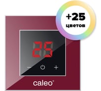 Терморегулятор CALEO NOVA встраиваемый цифровой, 3,5 кВт, вишня УП-00000431