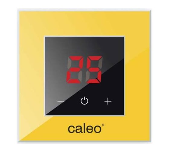 Терморегулятор CALEO NOVA встраиваемый цифровой, 3,5 кВт, желтый УП-00000421 1