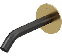 Излив из стены ALLEN BRAU 5.31A18-GB31 PRIORITY 3.0S латунь,166мм кольцо-зол.,излив-черн. (367817) 00367817