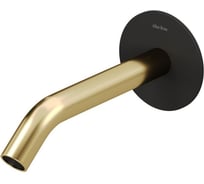 Излив из стены ALLEN BRAU 5.31A18-31GB PRIORITY 3.0S латунь,166мм кольцо-черн.,излив-зол. (367816) 00367816