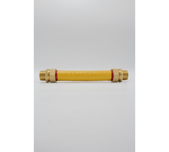 Подводка для газа Kofulso 1 дюйм с муфтами, 150 см (НР-НР) — KFG BCG/BCG — 25/1500